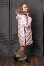 Пальто для девочки GnK ЗС-824 превью фото