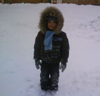 детская зимняя куртка для мальчика gnk фото